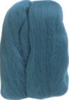Natural Wool Roving ~ Teal